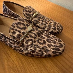Kate Spade ♠️ 8 1/2 Vero Cuoio Leopard Print Loafers